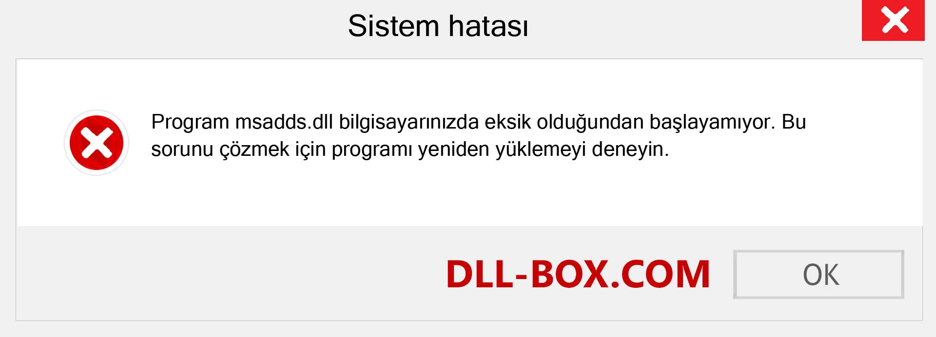 msadds.dll dosyası eksik mi? Windows 7, 8, 10 için İndirin - Windows'ta msadds dll Eksik Hatasını Düzeltin, fotoğraflar, resimler